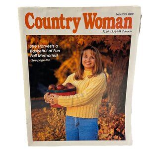 Country Woman Magazine Sept. Oct. 2000 Vol 30 No. 5 Cooking Crafts Design